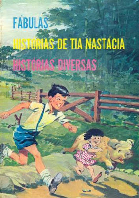 Fábulas / Histórias de Tia Nastácia / Histórias diversas. Monteiro Lobato. Editora Brasiliense. Coleção Monteiro Lobato - Obras Completas - Série A, volume 4. 1972-1977 (1ª a 8ª edição). Capa e contracapa de Manoel Victor Filho. Ilustrações de Manoel Victor Filho.