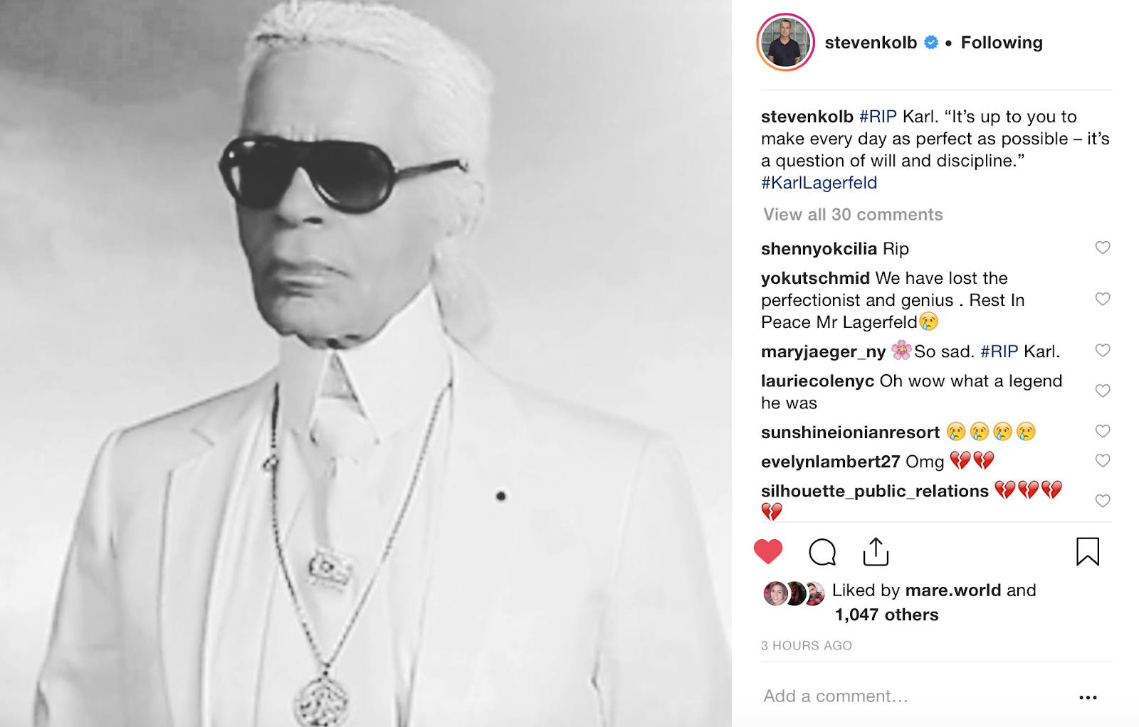Remembering Karl Lagerfeld With His Own Words Orange Juice And Biscuits