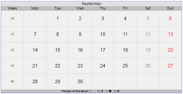 Calendar For Year 2020 Sweden Calendar for September 2020 Sweden
