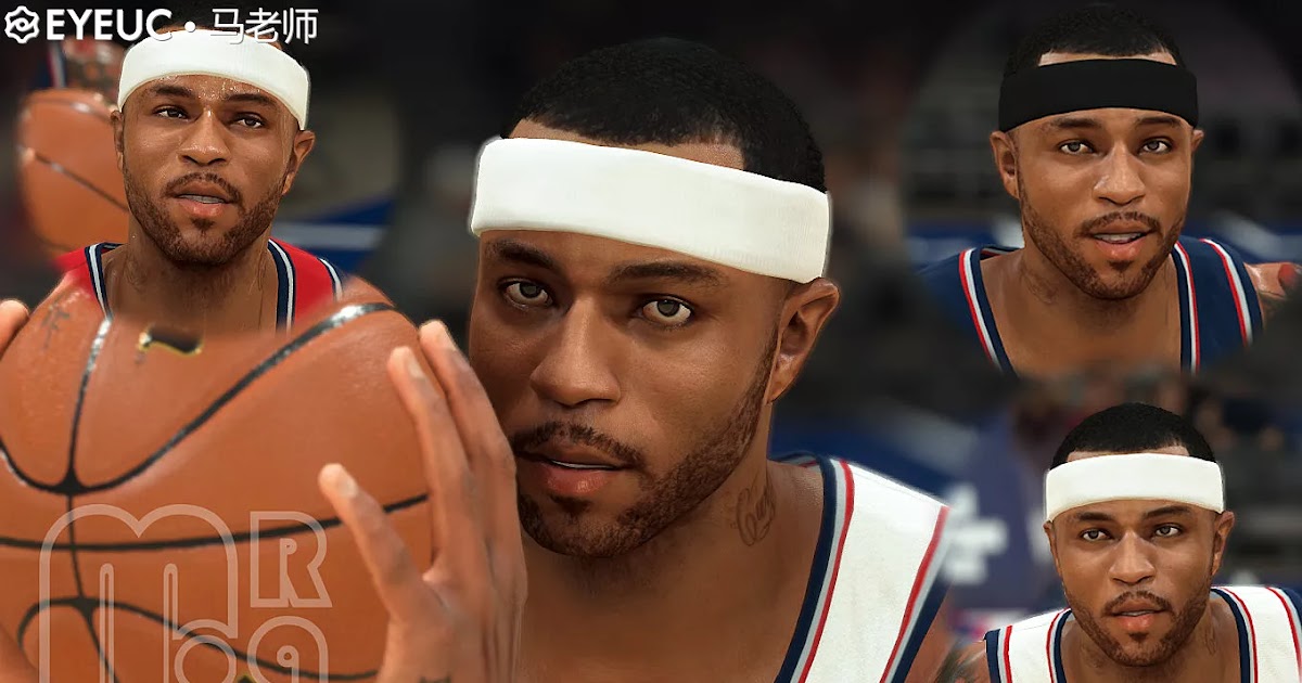 NBA 2K22 Kenyon Martin Cyberface Update and Body Model by Teacher Ma