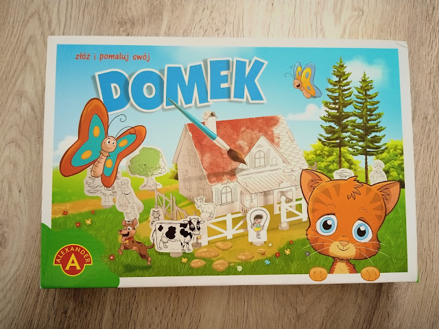 Złóż i pomaluj swój domek - kreatywny zestaw dla dzieci 