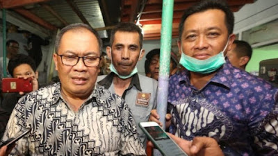 Walikota dan Sekda Jenguk Anggota Satpol PP Peristiwa Tamansari