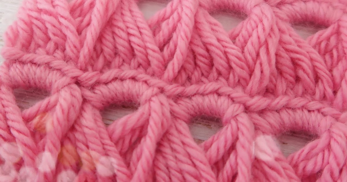 BUFANDA O EN PUNTO ESCOBA A CROCHET - Ahuyama