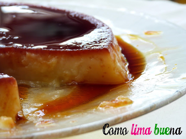 Flan casero de leche de avena... ¡Muy fácil!