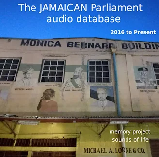 The Jamaican Parliament Audio database (JPAD) by dj Afifa