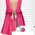 Free Pink Tie Waist Dress