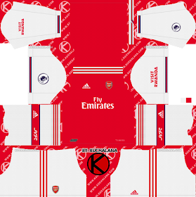 Arsenal 2019/2020 Kit - Dream League Soccer Kits