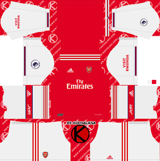 kit dream league soccer 2020 arsenal