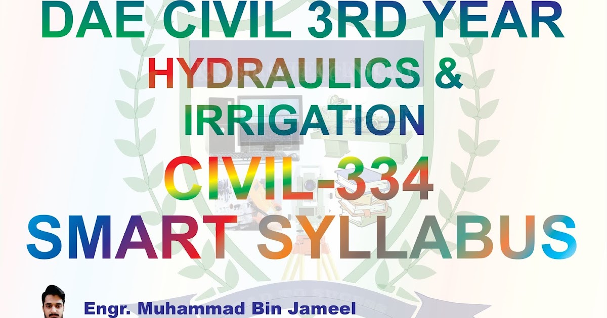 Smart Syllabus Hydraulics & Irrigation (CIVIL334) PUNJAB