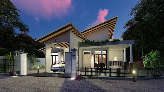 Single story 4  Bed room Sri Lanka House Plan - Buy this house design today !!!!