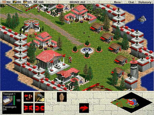 Các loài nhà trong Age of Empires là bộ phận cần nhớ làm nên nguyên tố phương án của chế độ này