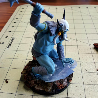 WIP :: HeroClix Marvel Frost Warrior Repaint and Base