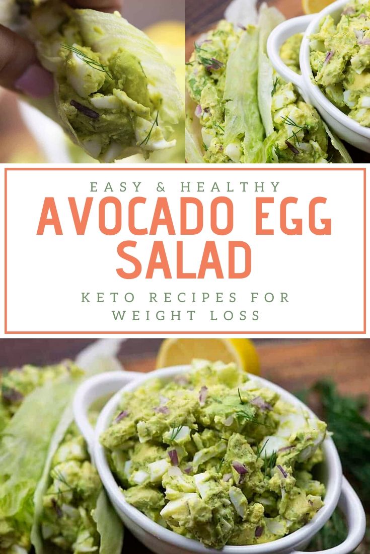 Avocado Egg Salad - Keto Recipes for Weight Loss