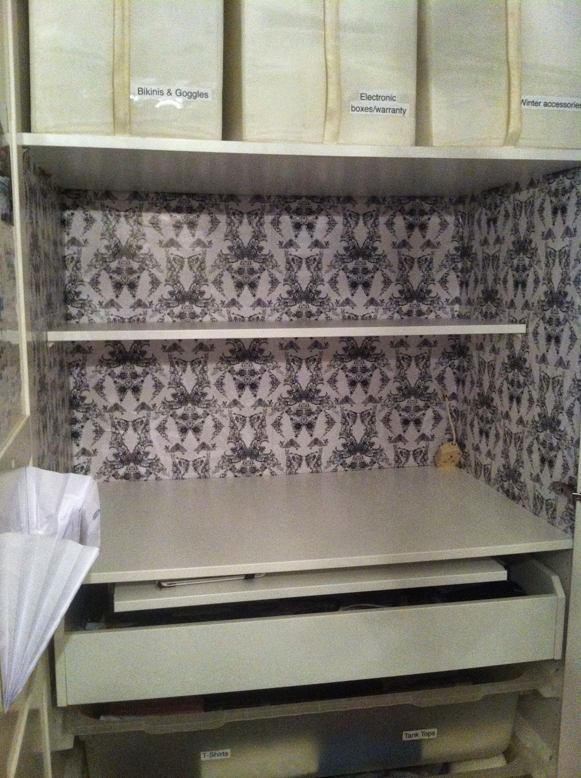 Life Made Easier Ikea Hack Dressing table inside PAX Wardrobe