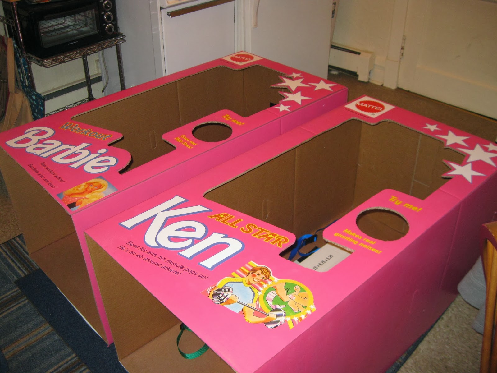 barbie and ken fancy dress box