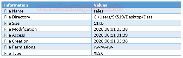 Forensic Investigation of Corrupt File Metadata
