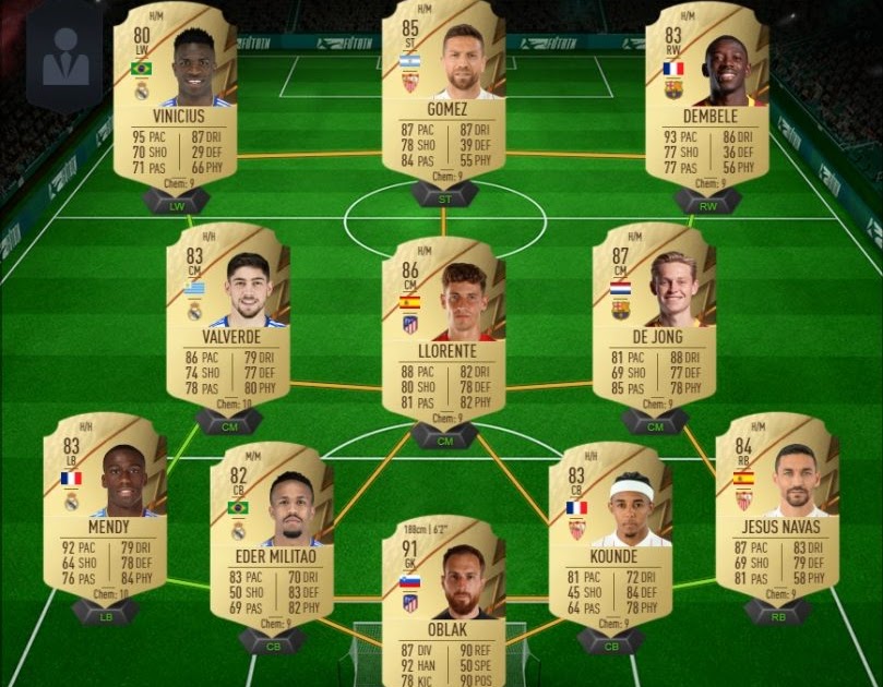 FIFA 22, La Liga's ultimate team at launch of FUT mode