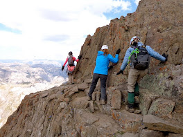 Walking on Wetterhorn - 14,015