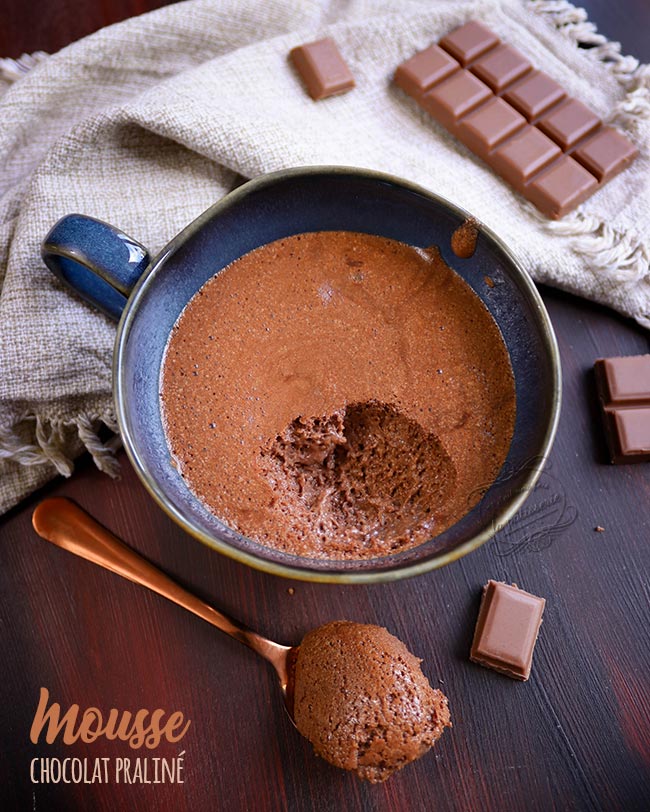 ▷ Chocolat au lait praliné recette