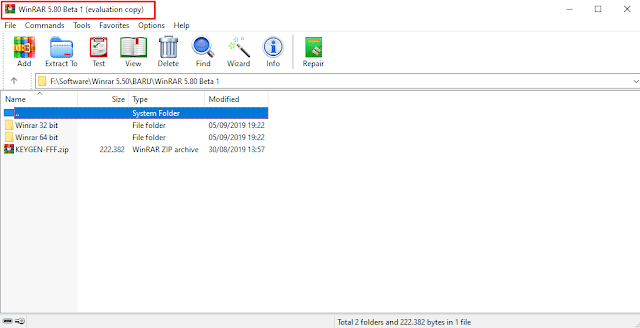 Winrar v5.80 x64 dan x86 Full Download