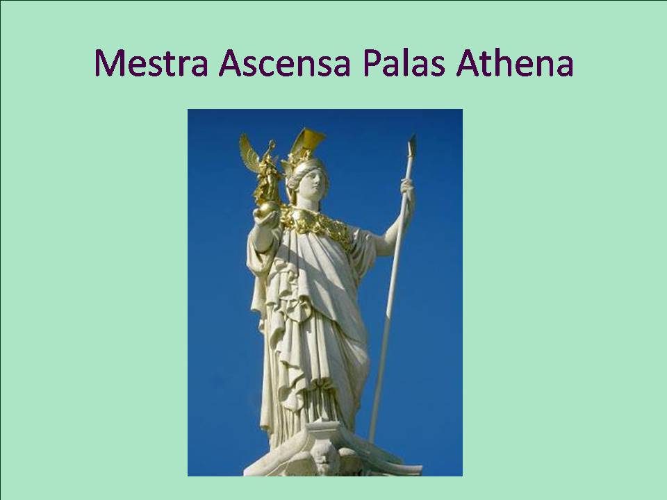 Iluminando o Caminho: Palas Athena - a Deusa da Verdade