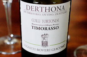 Derthona timorasso grape of Piedmont