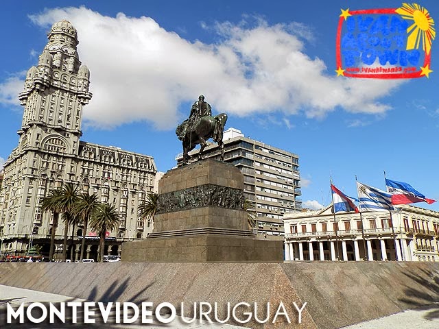 Plaza Independencia in Montevideo, Uruguay