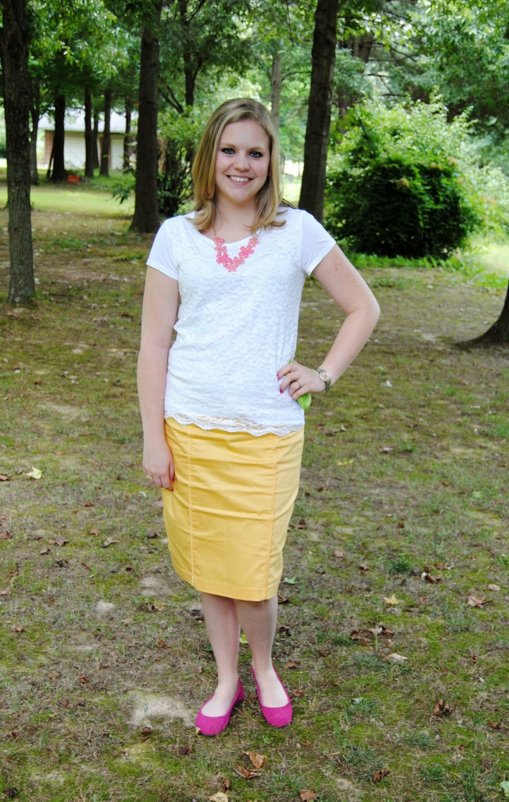 Southern Sweetheart: Pink and Yellow