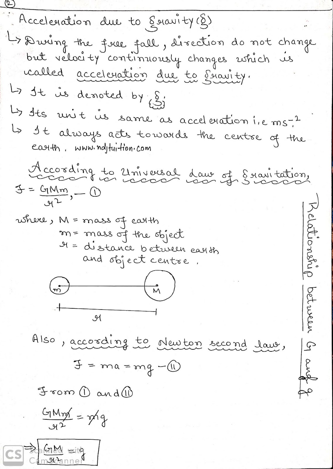 gravitation class 9 assignment pdf
