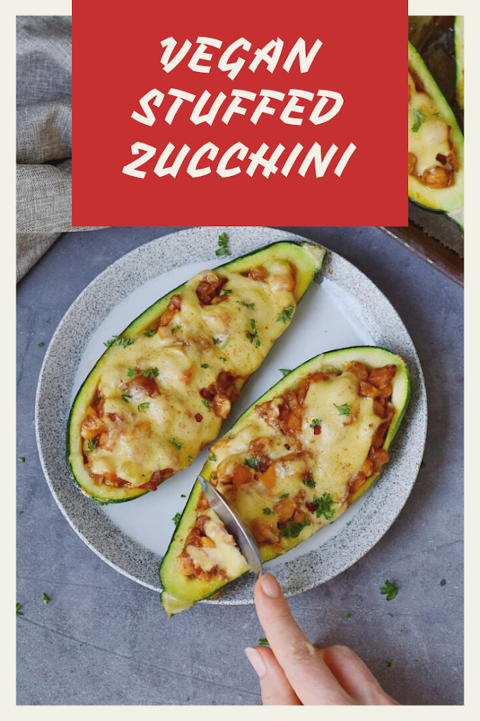 Vegan Stuffed Zucchini