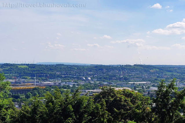 View from Lousberg Hill of Aachen City