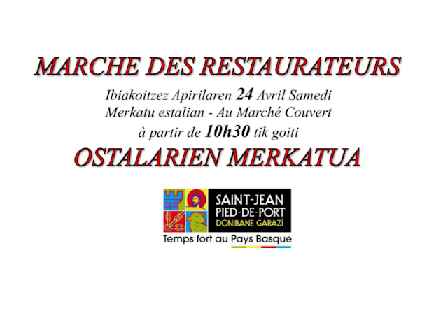 marché des restaurateurs #5 Saint Jean Pied de Port 2021