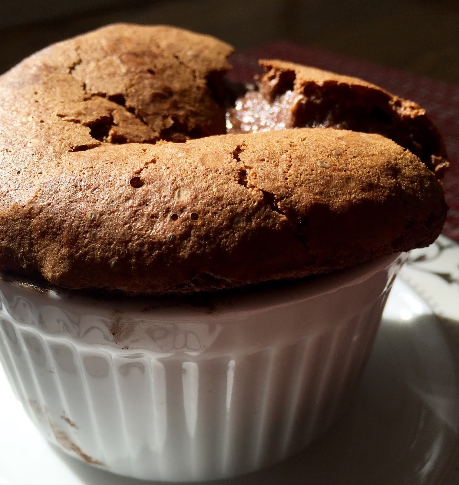 Poppies and Paperbacks Nutella Soufflé by Tasty (and Me)