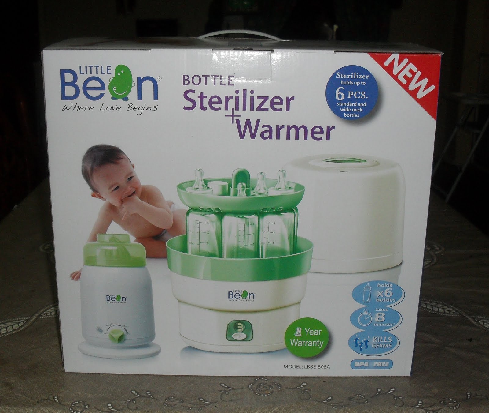 Kisah Mummy Sweet Bottle Sterilizer + Warmer Little Bean