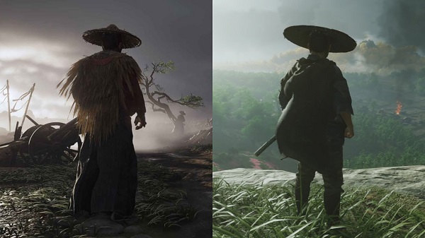 شاهد بالفيديو مقارنة للعبة Ghost of Tsushima بين ديمو عام 2018 و النسخة النهائية 