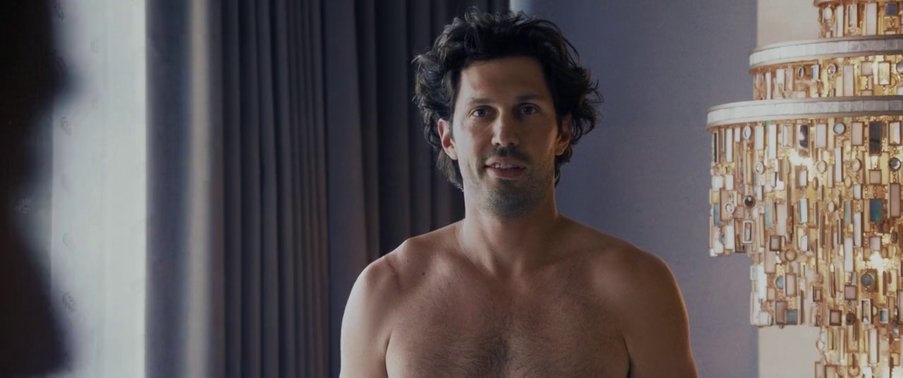 Brian Thomas Smith shirtless in Danny Collins.