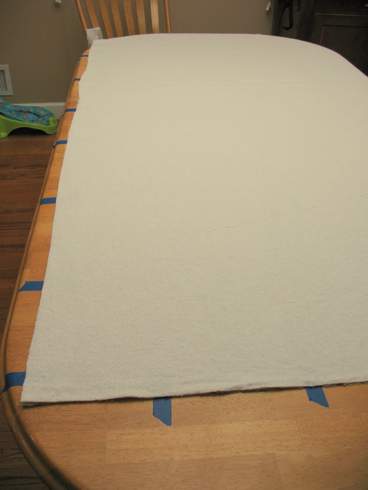 Quilt Girl Designs Tutorial How to Pin Baste a Quilt That Is Bigger Than Your Table