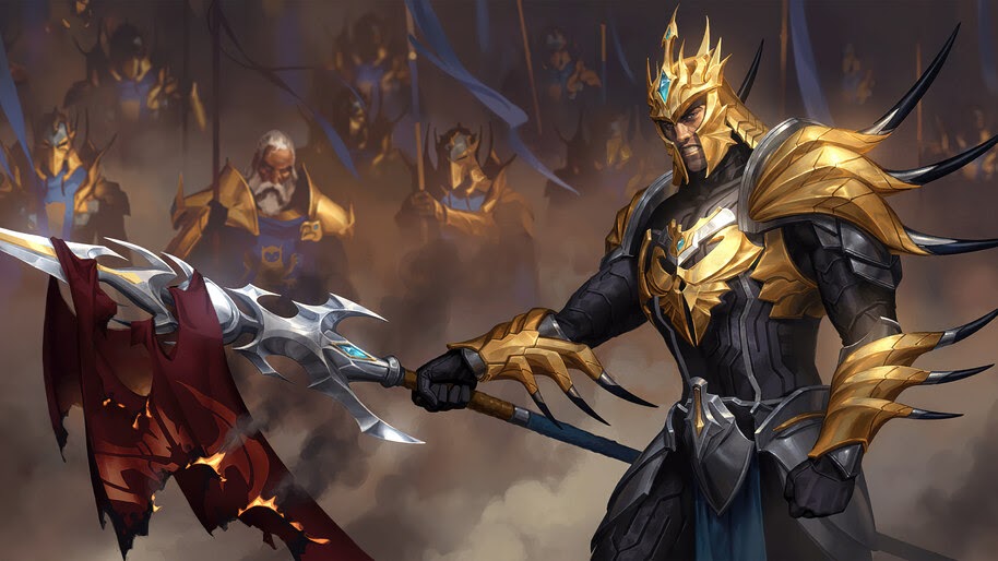 #5.3129, Jarvan IV, LoL, Legends of Runeterra, 4K Wallpaper