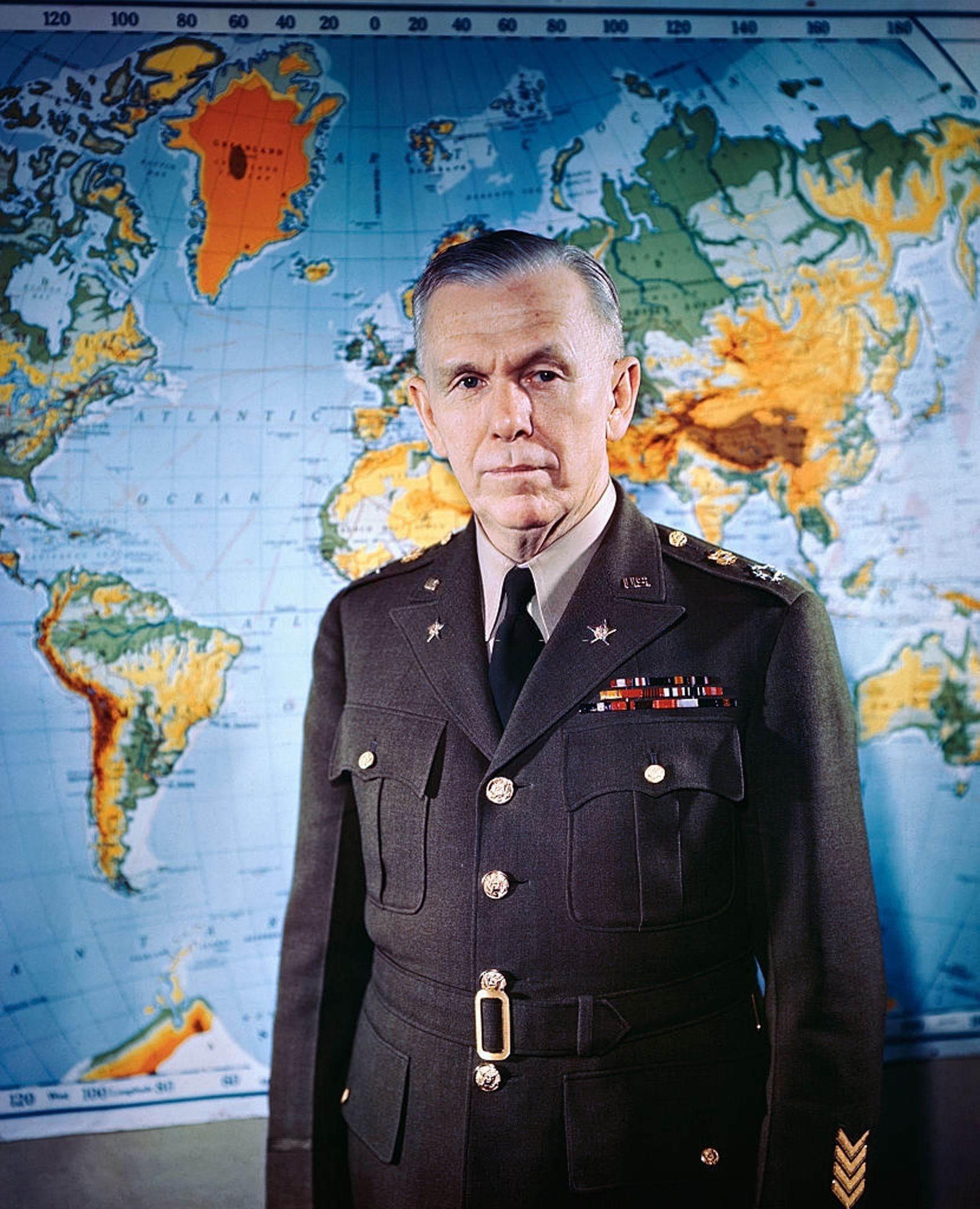 World War Ii In Color General Of The Army George C Marshall | Images ...