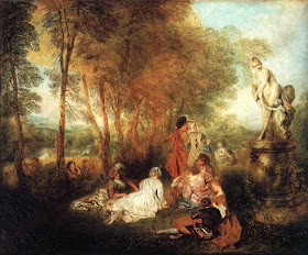 The Festival of Love by Jean-Antoine Watteau, 1717
