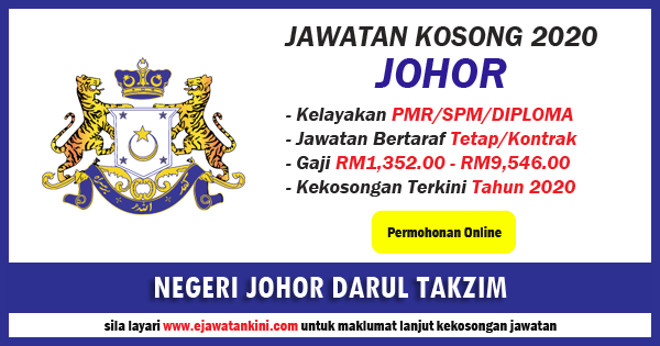 Jawatan kosong johor 2021