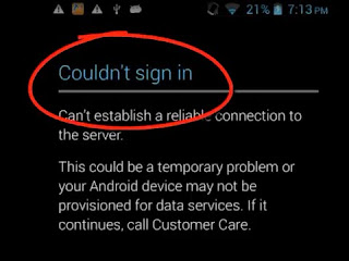 how to fix Couldn't Sign in Google Playstore Preview 1