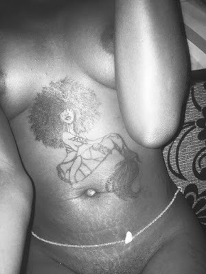 Model With Tribal Marks Adetutu Shows Off Pubic Hair In New