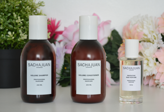 Sachajuan volume shampoo and conditioner, Sachajuan protective hair perfume, Sachajuan, Review