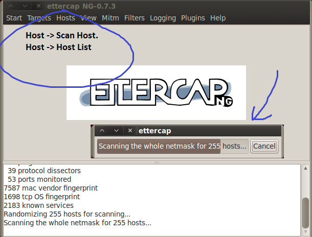 Host list самый лучший исполнитель. Ettercap. Linux WIFI MITM Ettercap. Ettercap не видит хосты.