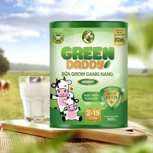 Sản Phẩm Dinh Dưỡng Công Thức Dành Cho Trẻ Từ 2-15 Tuổi Green Daddy Sữa Grow Canxi Nano 5 91ac6902 18a1 4ba2 b2d2 f35fdc781714
