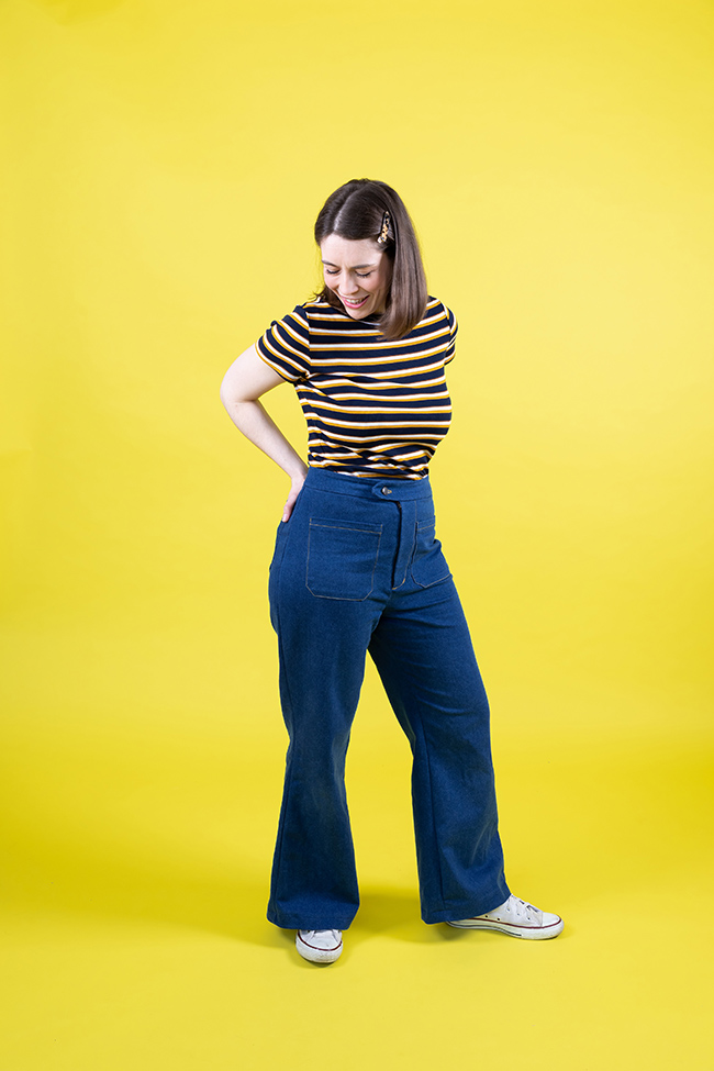 Nikki's Jessa Jeans Trousers - Tilly and the Buttons