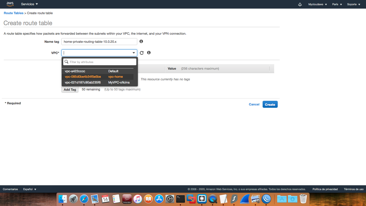 El poder de 01100011 UnixFreeBSD AWS VPC Routing Table IGW