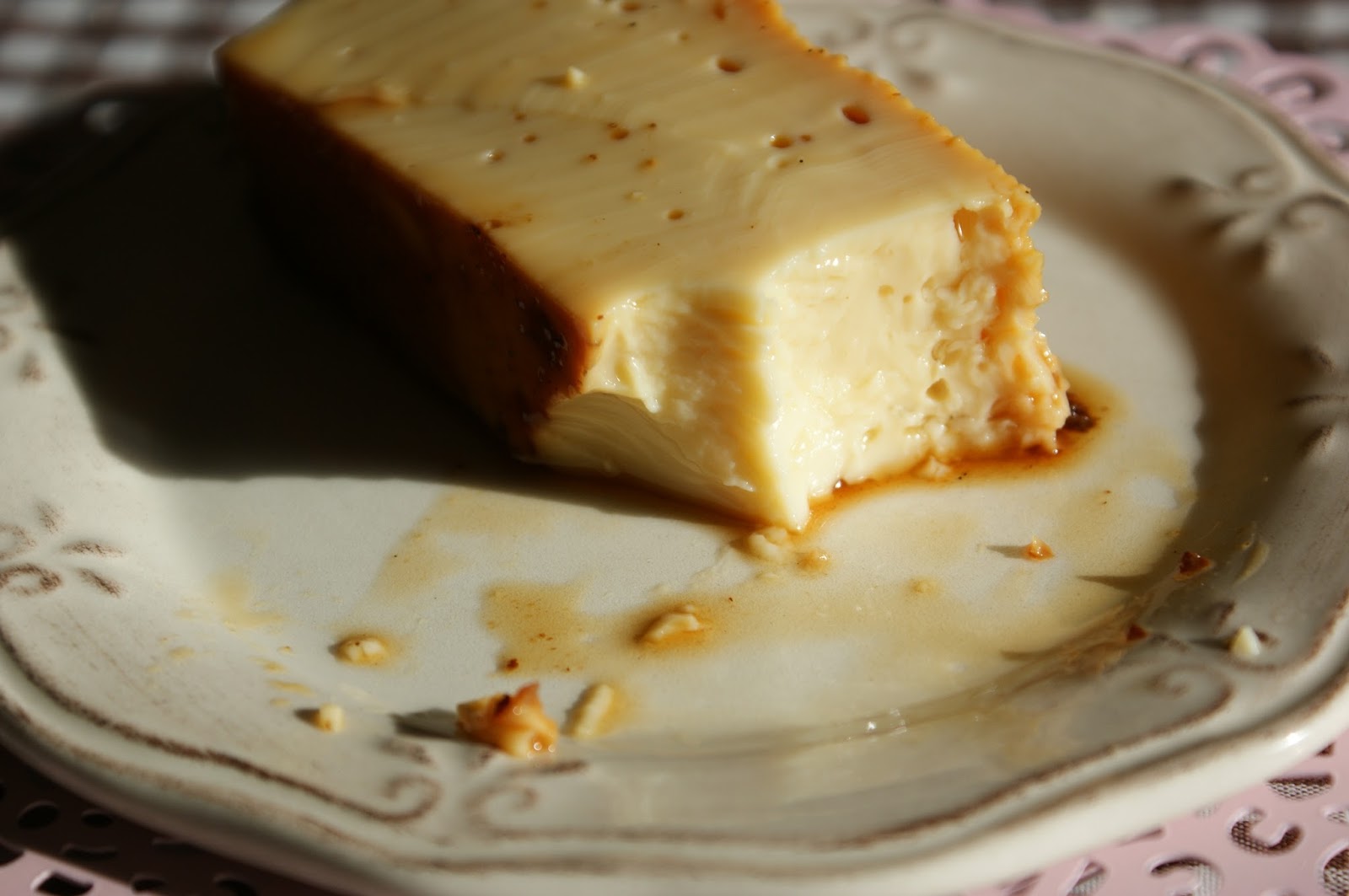 Aroma a canela y limón FLAN DE HUEVOS CON LECHE CONDENSADA