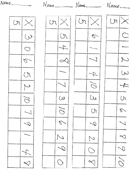 Ima Retired Teacher: Spider Math Multiplication Activities for Fives Week